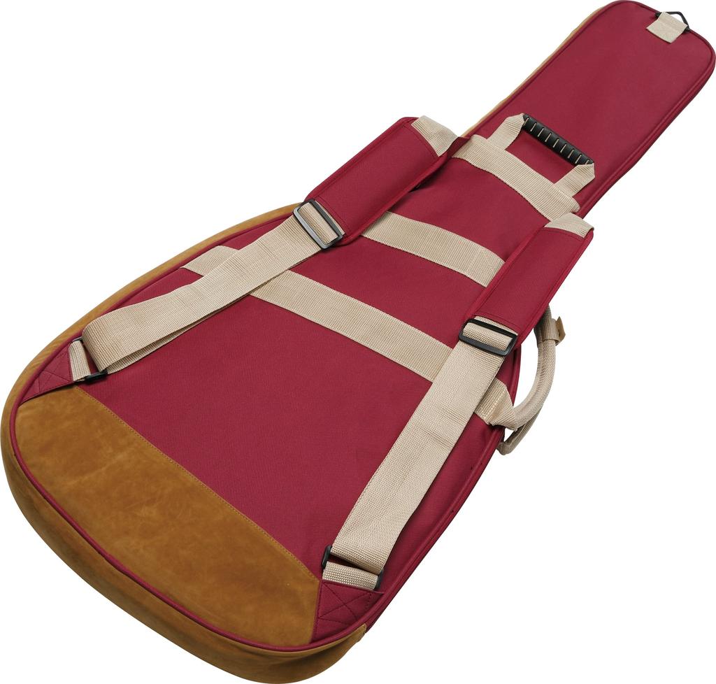 Ibanez IGB541-WR Electric Guitar Bag with Protective Cushion, Designed for "Character and Playfulness" (Wine Red)