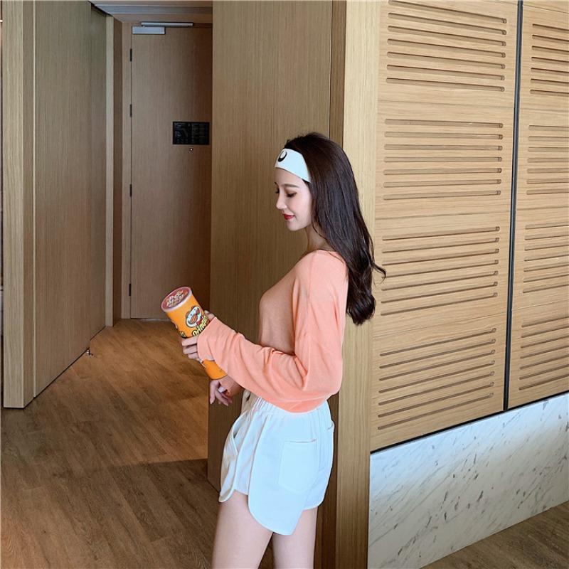 Спортивные шорты женские летние корейские версии свободные с высокой талией повседневные домашние пижамные штаны широкие шорты для ношения на улице