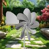Stainless Steel Windmill Rust-resistant Wind Spinner Waterproof 360 Degree Rotating Windmill for Yard Lawn Decoration