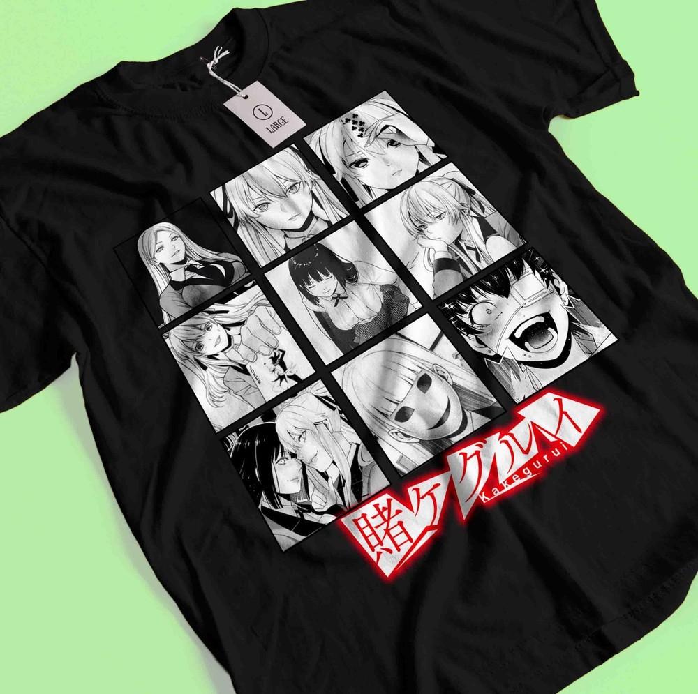 Kakegurui TShirt Gambling School Anime Shirt Yumeko Jabami Tshirt Mary Kirari Unisex T-Shirt