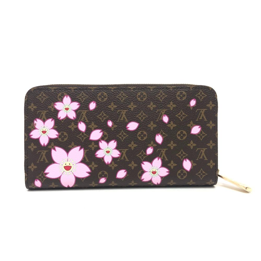 Louis Vuitton M13433 Murakami Takashi Monogram Zippy Wallet Cherry Blossom