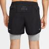Nike Водоотталкивающие дышащие шорты с принтом и светоотражающим логотипом, мужские брюки, черные DM4633-010