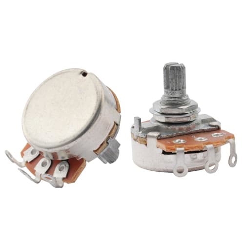 Musiclily Basic Potentiometer 250K B-Curve, Metric Size, for Electric Guitar/Bass (Set of 2)