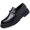 High Quality Men Casual Leather Doudou Shoes Lightweight Loafers Casual Business Dress Shoes England Comfy Flat Designer Shoes