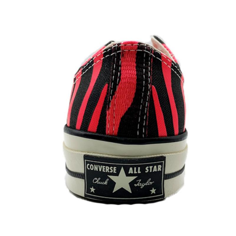 Converse Chuck Taylor All Star 1970s Vintage Casual Low-Top Canvas Shoes Unisex Red and Black