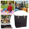 Beach Wine Tote Bag Portable Insulated Ice Pack Wine Dispensing Tote  with 3 Drink Dispenser Leakproof Wine Bag Dispenser