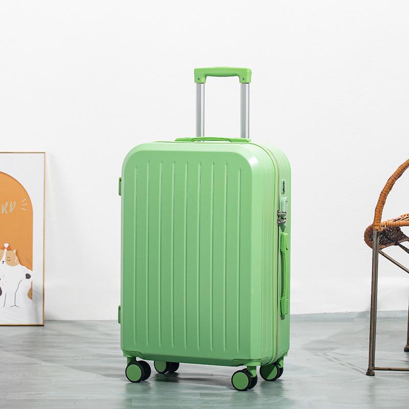 Высококачественный чемодан на колесах: Дорожный чемодан большой вместимости с двухслойной молнией для студентов и мужчин и женщин
