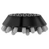 Angle rotor for laboratory centrifuge for 24 tubes of 10 each