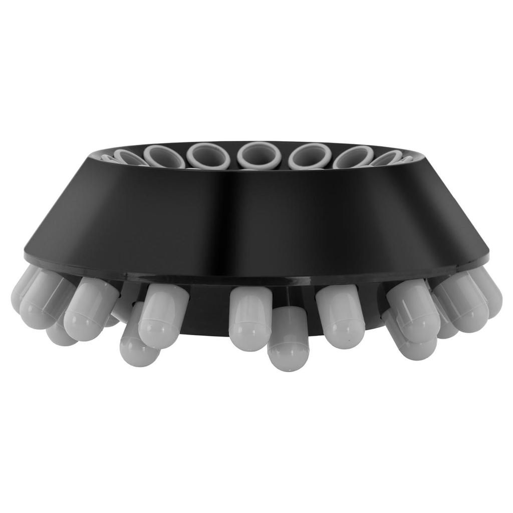 Angle rotor for laboratory centrifuge for 24 tubes of 10 each