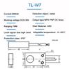 Индуктивный квадратный бесконтактный переключатель металлический датчик TL-W7 расстояние срабатывания 7 мм DC трехпроводной NPN/PNP, NO/NC, DC6-36V