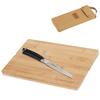 KingCamp Разделочная доска Нож Резиновый режущий футляр для хранения Набор для кемпинга на открытом воздухе, бамбук, встроенный нож, нескользящая доска, в комплекте,