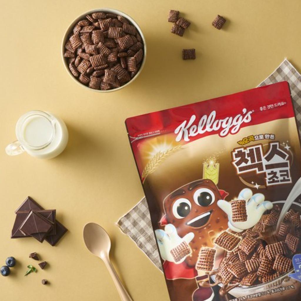 Kellogg’s Chex Choco Cereal 570g / Rich chocolate flavor, Breakfast, Kfood, Authentic Korean Food