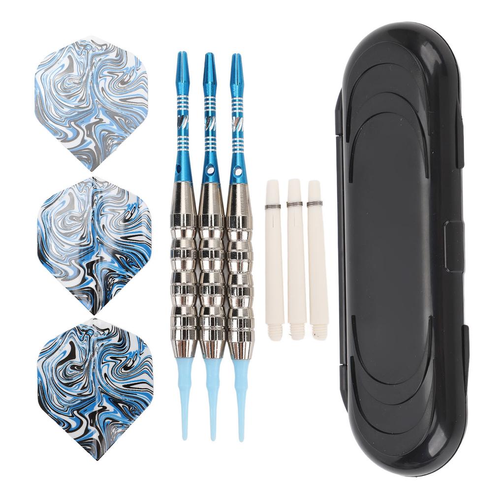3PCS Soft Tip Darts Set for Dartboard Aluminum Alloy Steel PET Professional Darts with Shafts