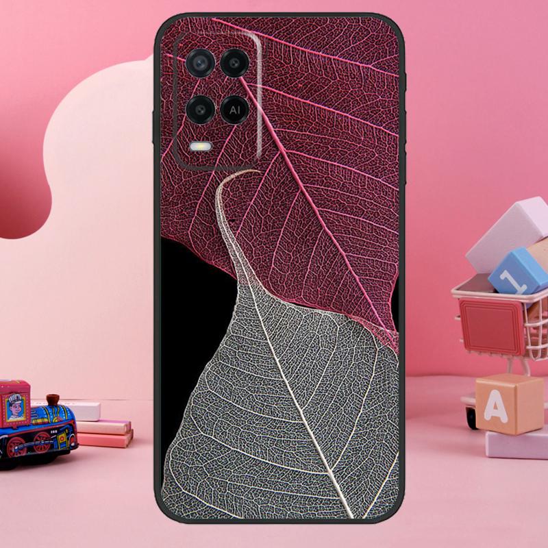 Красочный чехол с листьями для Oppo A74 A94 A54 A17 A57 A77 A76 A16 A96 A18 A60 A80 A40 A38 A58 A78 A98 A15 A5 Pro