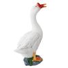 Goose Statue Farm Animal Figurine Resin Goose Sculpture Garden Ornament for Outdoor Backyard Patio Lawn Decoration