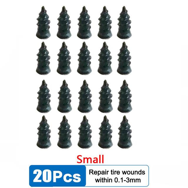 Резиновый гвоздь для вакуумного ремонта шин Гвозди для ремонта мото-автомобильных шин Винт в резиновой заглушке Гвоздь для ремонта бескамерных шин для автомобилей и мотоциклов