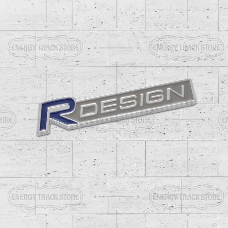 Car Sticker R Design Logo Front Grille Emblem Side Fender Rear Trunk Badge For Volvo V60 S40 S60 XC40 XC60 XC90 V90 V70 XC70 C70