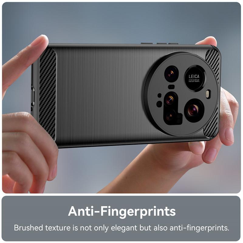 Для Xiaomi 15 Ultra Чехол для Xiaomi 14T 13T 12 13 14 15 Ultra 5G Чехол из углеродного волокна Противоударный силиконовый бампер для Xiaomi 15