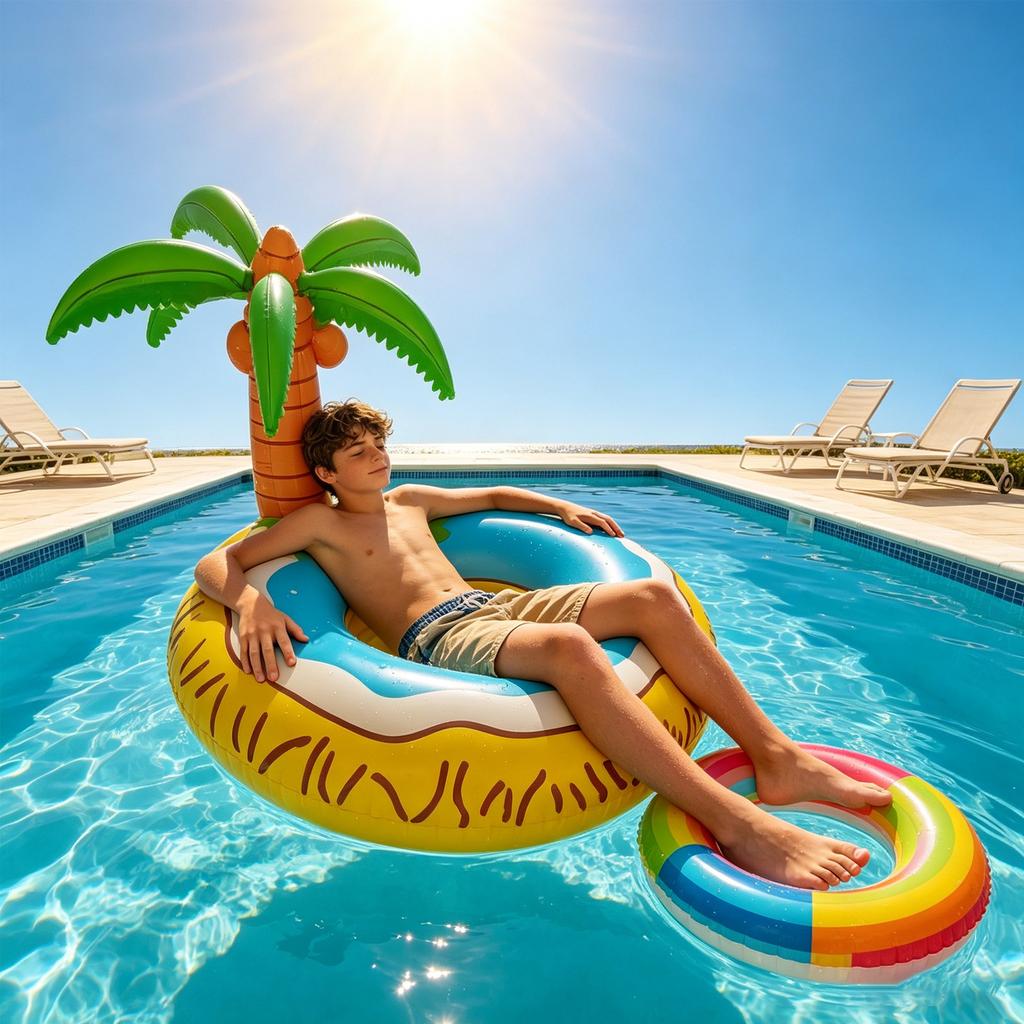 120cm Adult Inflatable Water Float, Suitable For Vacations, Parties Swimming Ring, And Swimming Pool Chair