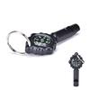 Camping Survival Whistle Compass Thermometer Led Flashlight