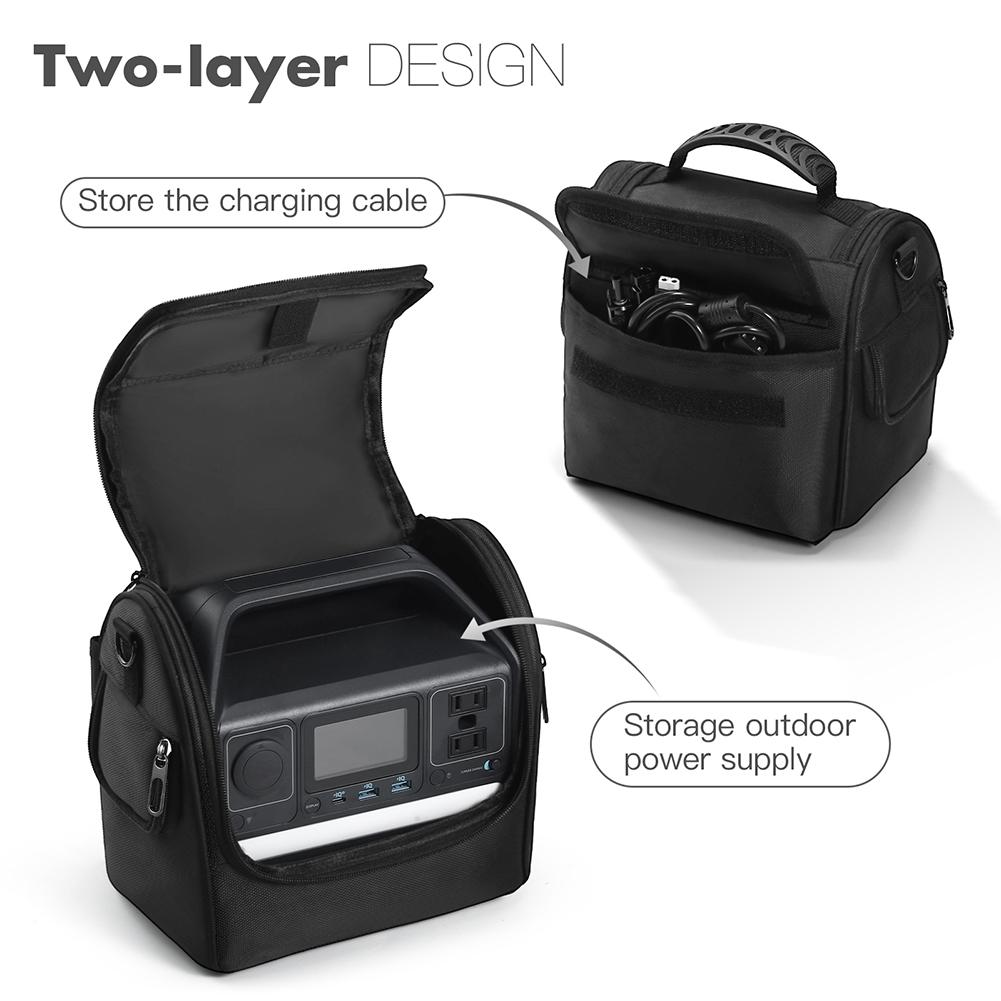 Carrying Case for Anker C300/SOLIX C1000 Portable Power Station Travel Storage Bag Organizer Bag with Shoulder Strap & Handle