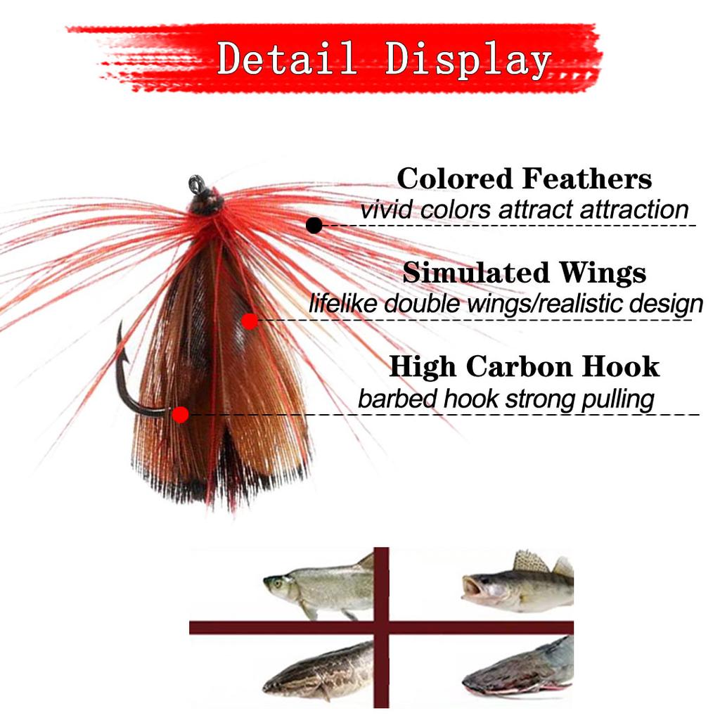 5/10 шт./кор. мушки для ловли форели искусственные насекомые моль бабочка приманка приманки