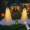 Battery-operated Halloween Lights Spooky Halloween Ghost Decorations with Led Lights for Outdoor Haunted for Easy for Haunted