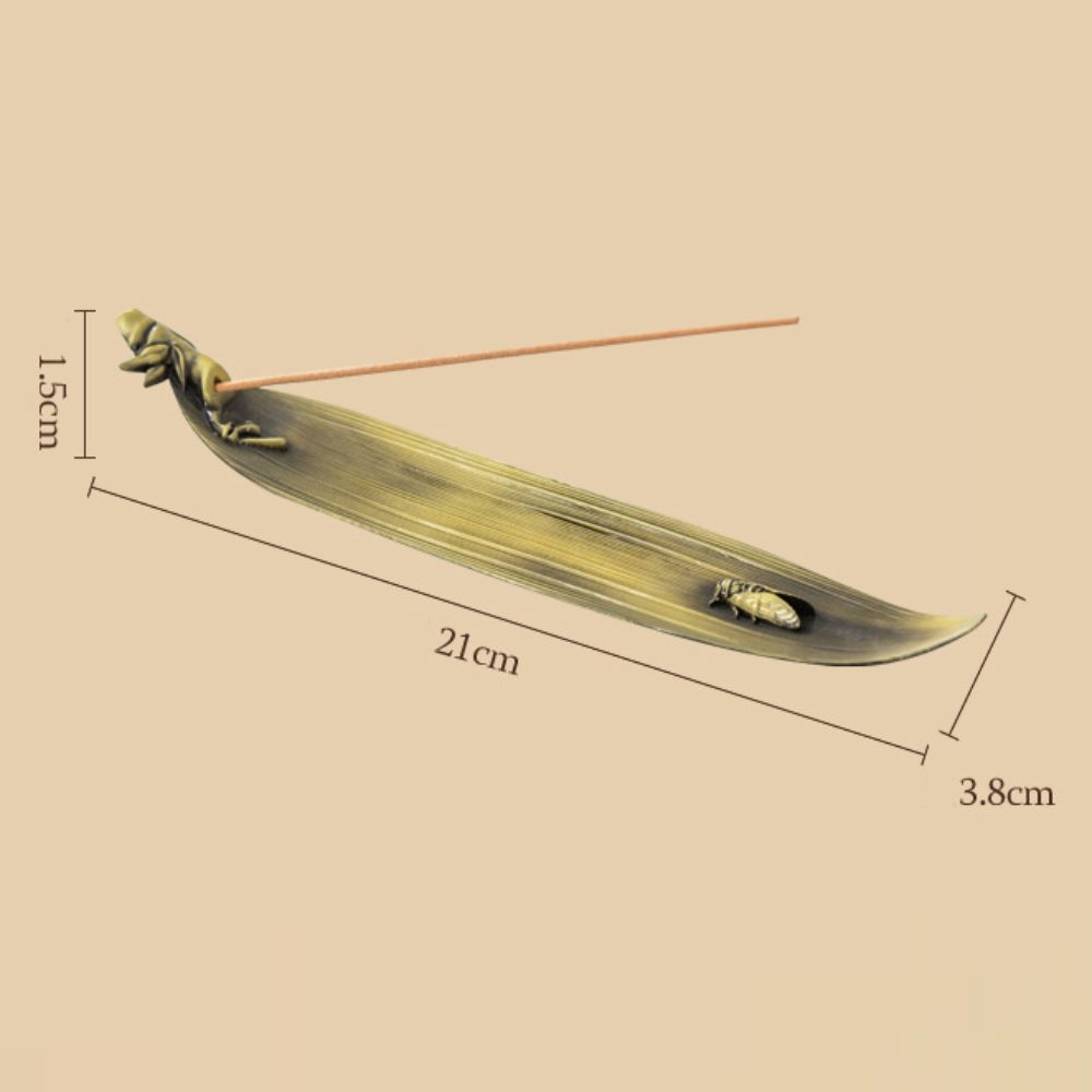 Boat Shape Incense Stick Holder Metal Aromatherapy Ornament  Home Interior Decoration