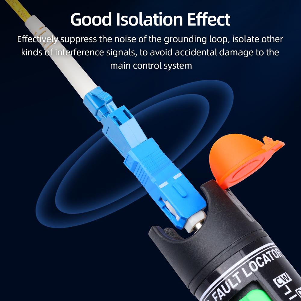 Visual Fault Locator Adapter Optic Connector SC Male to LC Female Optical Adapter Stable Performance Low Loss