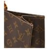 Auth LOUIS VUITTON Monogram Sac Plat Tote Bag Brown PVC Canvas Women’s lv4628bf