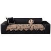Light Luxury High-Grade Leather Sofa Cushion  New Anti-Cat Scratch Cover Cloth Towel Half-Edge Velvet Autumn And Winter Special-Shaped Sofa Seat