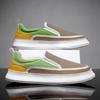 Мужская обувь Дышащая обувь Lazy Shoes Повседневная модная обувь на платформе Легкая мужская парусиновая обувь с одной педалью
