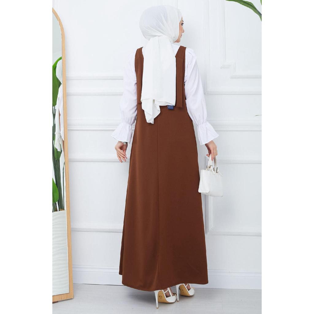 Вязаное платье без рукавов Nehir, черное Hm2389