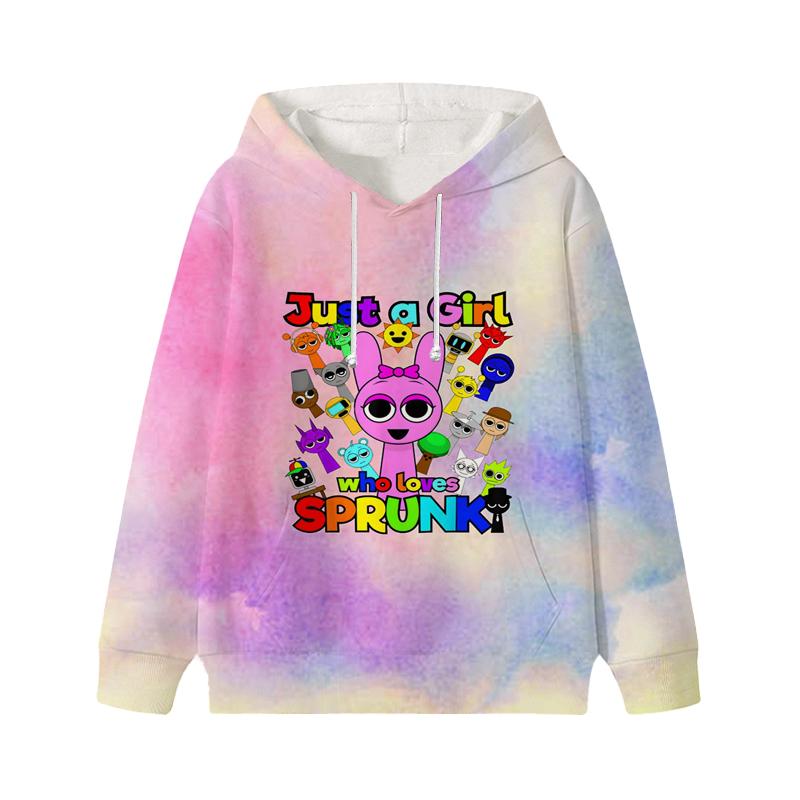 Sprunki Incredibox Hoodie Cartoon Game Children's Cute Children Autumn Sweatshirt Manga Clothes Kid Girl Boy Top Hoody Hoodies