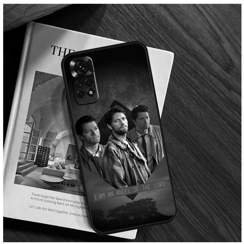 Чехол Supernatural Кастиэль для Xiaomi Redmi Note 13 11 10 9 8 12 Pro Plus 12S 11S 10S 9S 10A 9C 10C 12C 13C Funda
