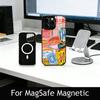 Чехол для телефона S-Sardines F-Fish Art для iPhone17,16,15,14,13,12,11 Plus,Pro Магнитный с Беспроводной Зарядкой MagSafe