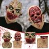Creepy Full Head Realistic Mask With Hair, Horror Rot Face Mask, Scary Walking Dead Mask For Halloween Cosplay Masquerade Costume Party