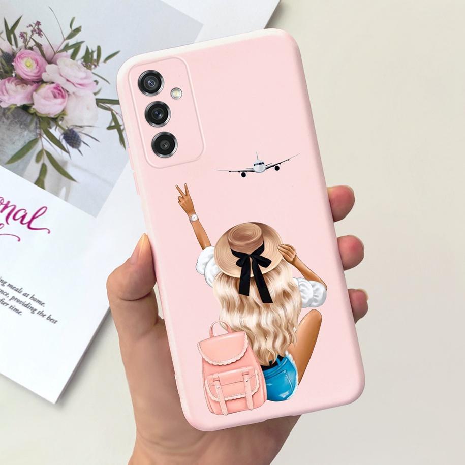 Для Samsung M52 5G Чехол Милая Утка Голова Кошки Динозавр Fundas Мягкие ТПУ Чехлы для Телефона Для Samsung Galaxy M52 5G SM-M526B Hoesje 6.7"