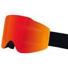 Magnetic Ski Goggles with Double-Layer Anti-Fog Large-Field-of-View Cylindrical Lens, Color-Changing Windproof Goggles for Mountaineering#7075