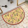 Американский ретро полукруглый коврик для ванной комнаты впитывающий быстросохнущий коврик для туалета диатомовая грязь нескользящий коврик для двери