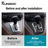 Крышка из настоящего углеродного волокна для Honda CRV CR-V 2007 2008 2009 2010 2011 Центральный блок управления переключением передач Наклейка на панель Аксессуары LHD RHD