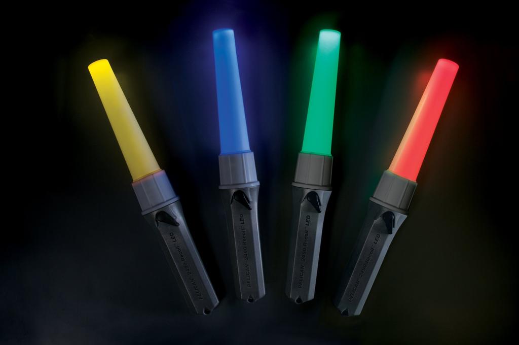 Фонарь Pelican 2490 Recoil LED с сигнальным конусом Фонарь Pelican Recoil LED с сигнальным конусом PL-2490