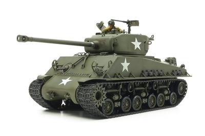 Tamiya 1/35 Военная миниатюра Серия Нет. 346 США. Армейский танк M4A3E8 Sherman Easy Eight Европейский театр военных действий Пластиковая модель 35346