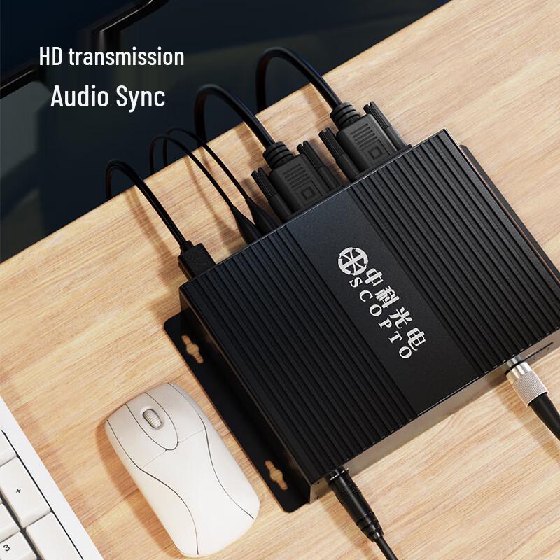Zhongke Optoelectronics HD DVI Оптоволоконный приемопередатчик
