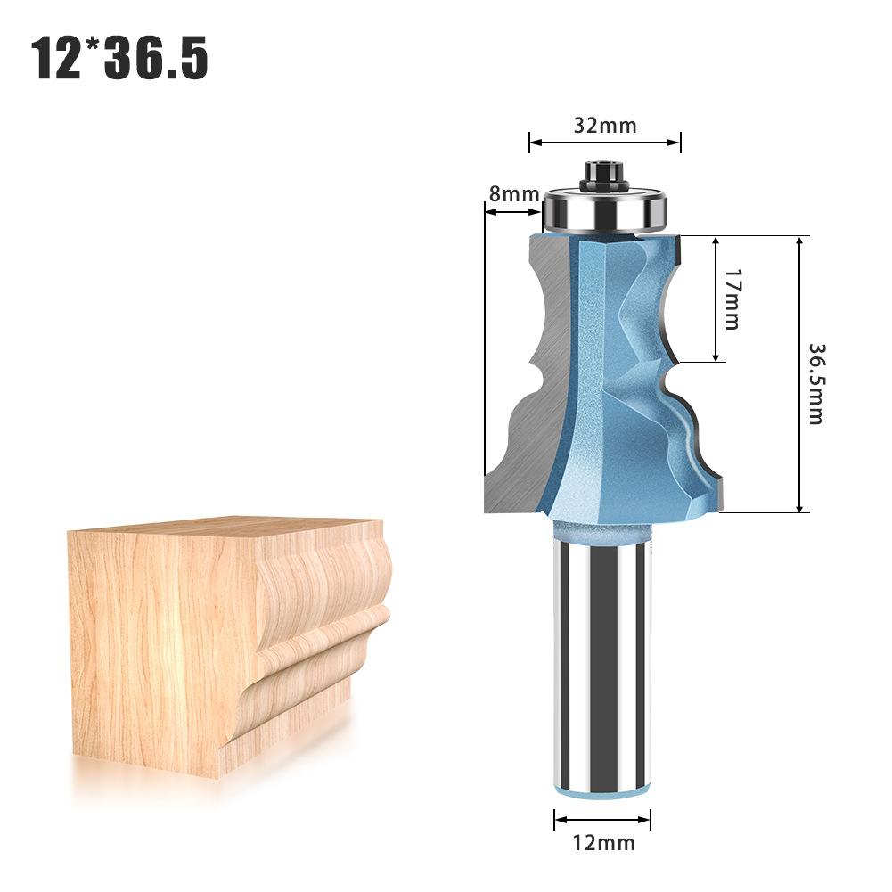 Подшипник Косой Нож для Бутылок Цветочная Линия Подлокотник Нож, Лестничный Подлокотник Кружевной Нож Массивная Древесина Линия Шкафа 1/2 Нож с Ручкой