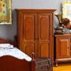 Miniature Doll House Wardrobe Closet 1:12 Scale Openable Play Furniture Old