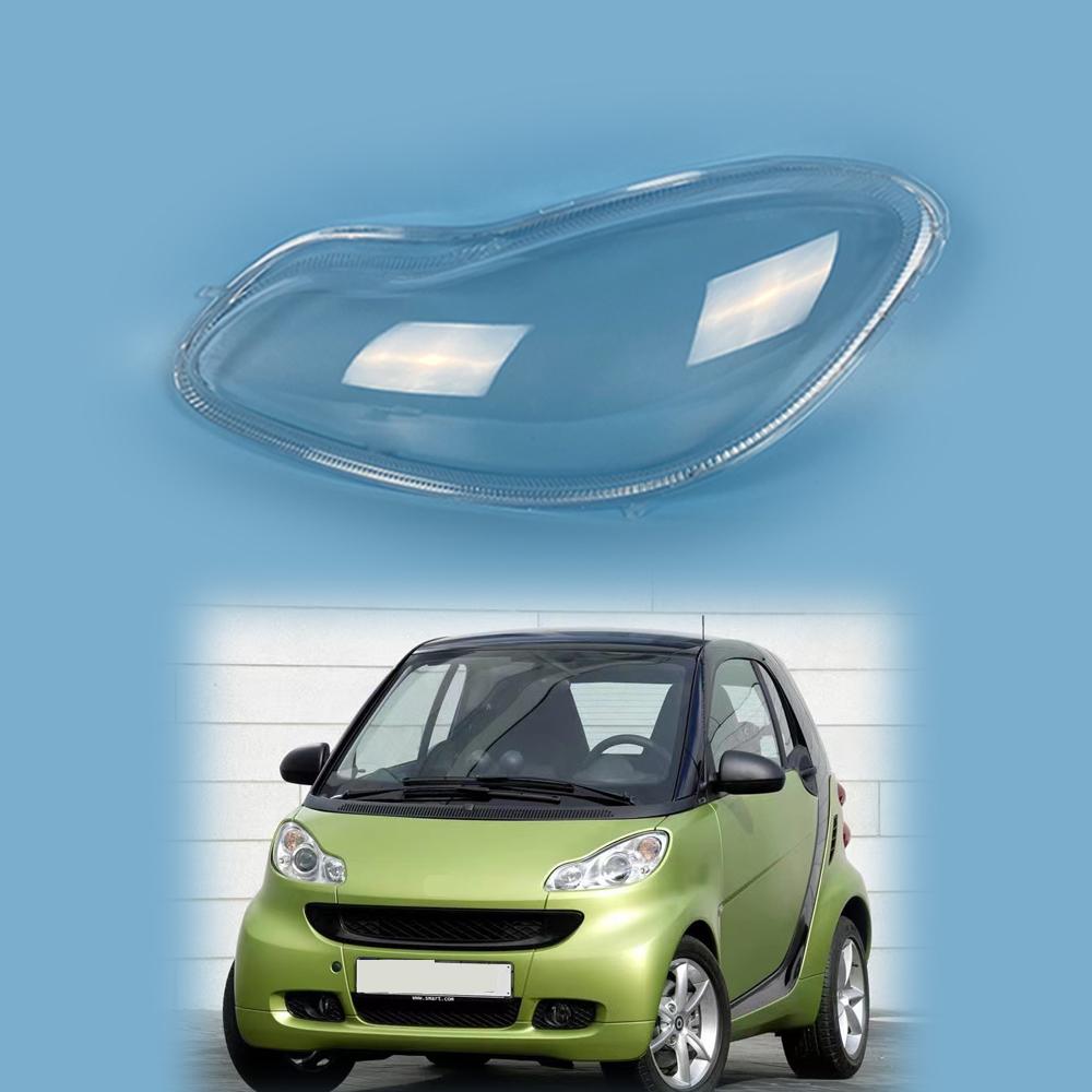 Для Mercedes-Benz Smart Fortwo Для двух W451 2009-2015 Корпус фары Прозрачная маска Линза Заменить Оригинальный абажур