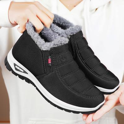 Хлопковая обувь женская зимняя женские ботинки пара короткие ботинки на толстой подошве утепленные теплые уличные снегоступы обувь для пожилых
