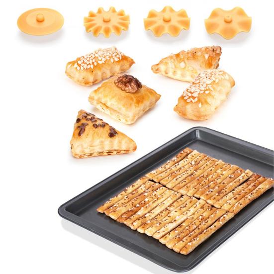 MIT Roller Docker Тесторезка Инструмент Пищевой Без BPA Мини Размер Легкий DIY Волна Резка Теста Инструмент Кухонные Принадлежности