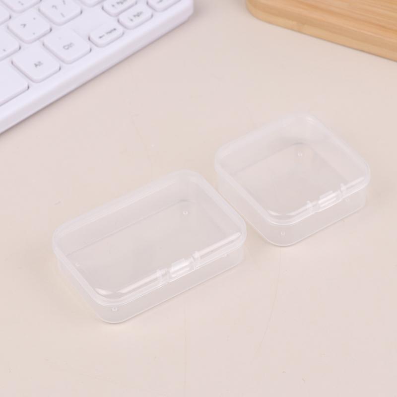 20/26Pcs Transparent Plastic Craft Storage Box Portable Multifunctional Storage Box For Jewelry Beads Diy Art Supplies